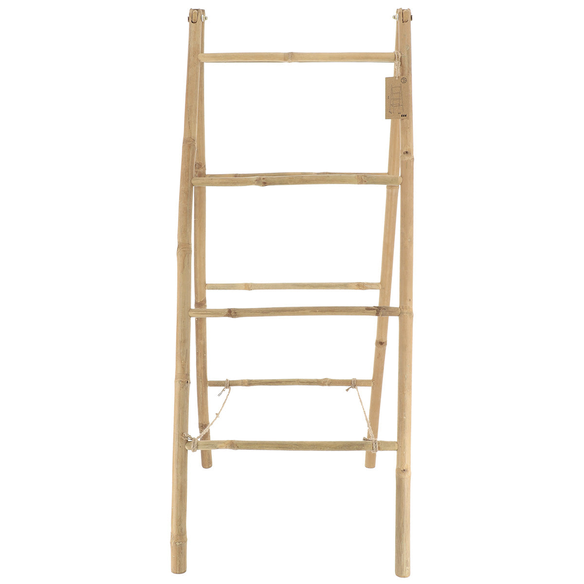 Double foldable bamboo towel rack - Bamboo 