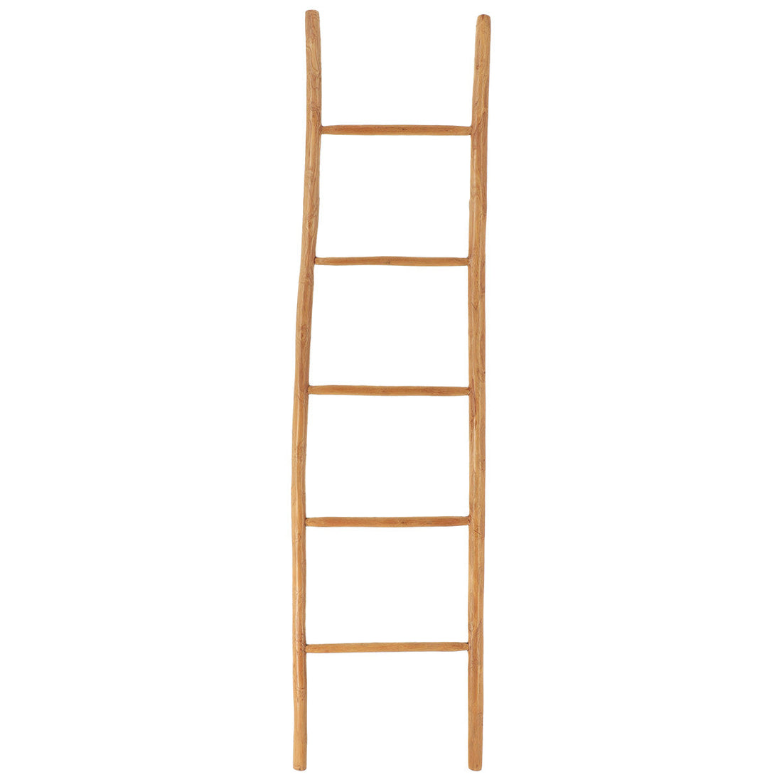 Ladder-shaped towel rack with 5 bars - made of 100% bamboo 