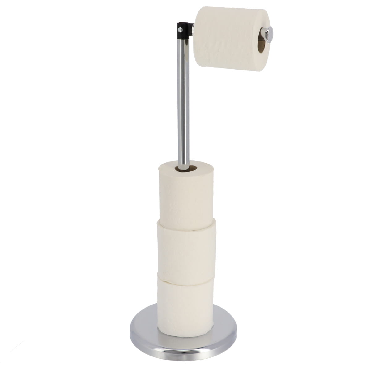 Metal Toilet Paper Holder and Refill - Chrome