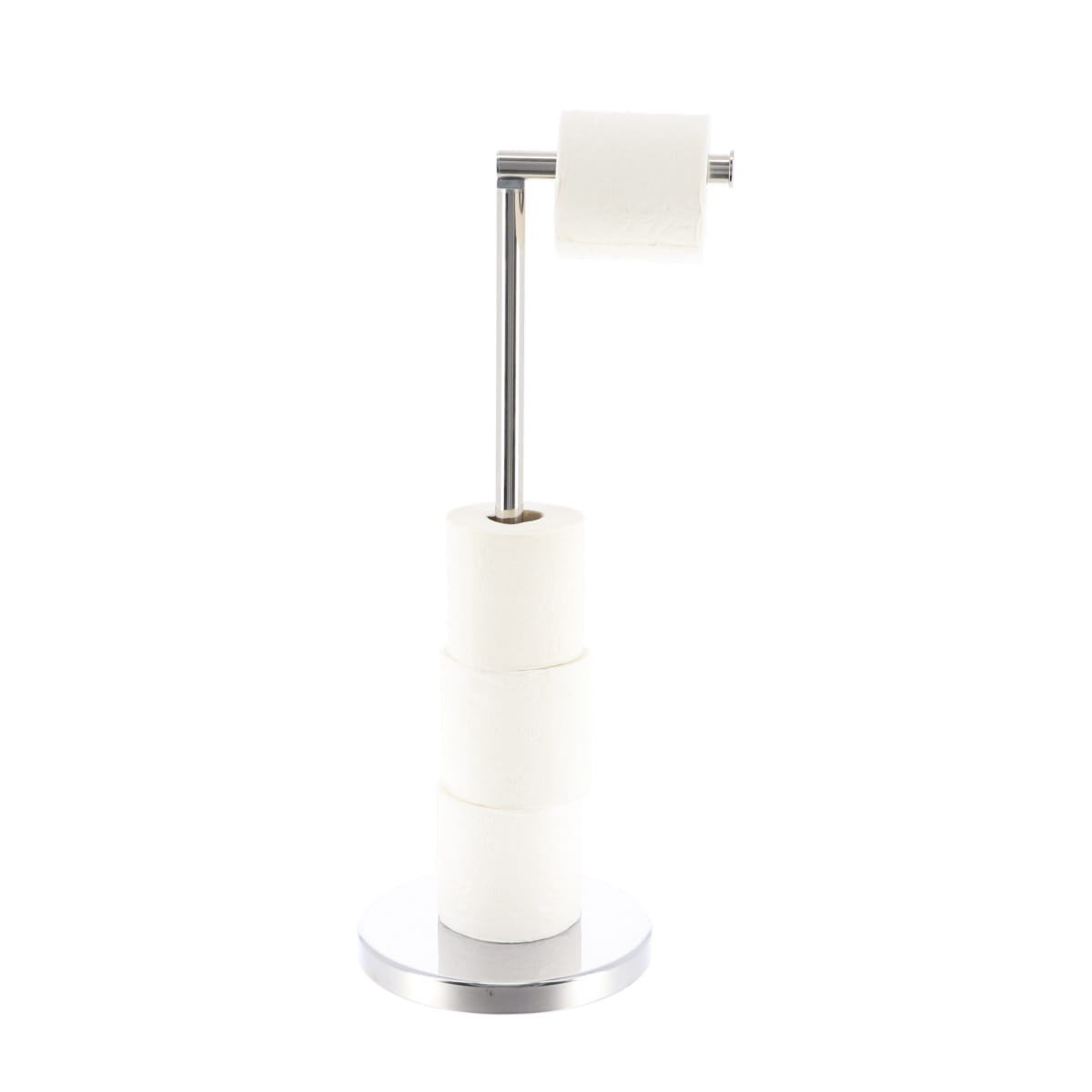 Metal Toilet Paper Holder and Refill - Chrome