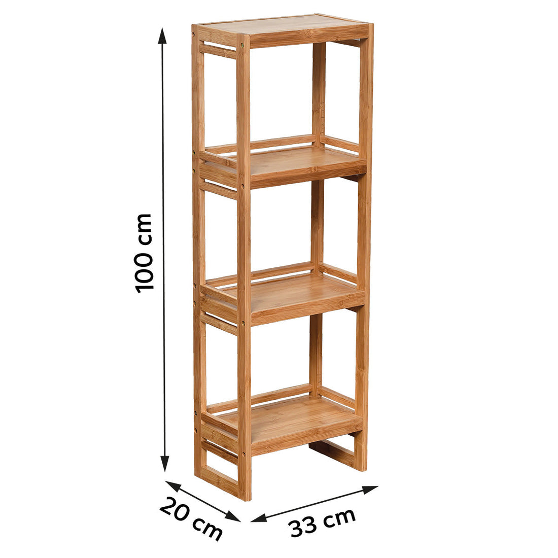 Bamboo furniture with 4 shelves - Bamboo
