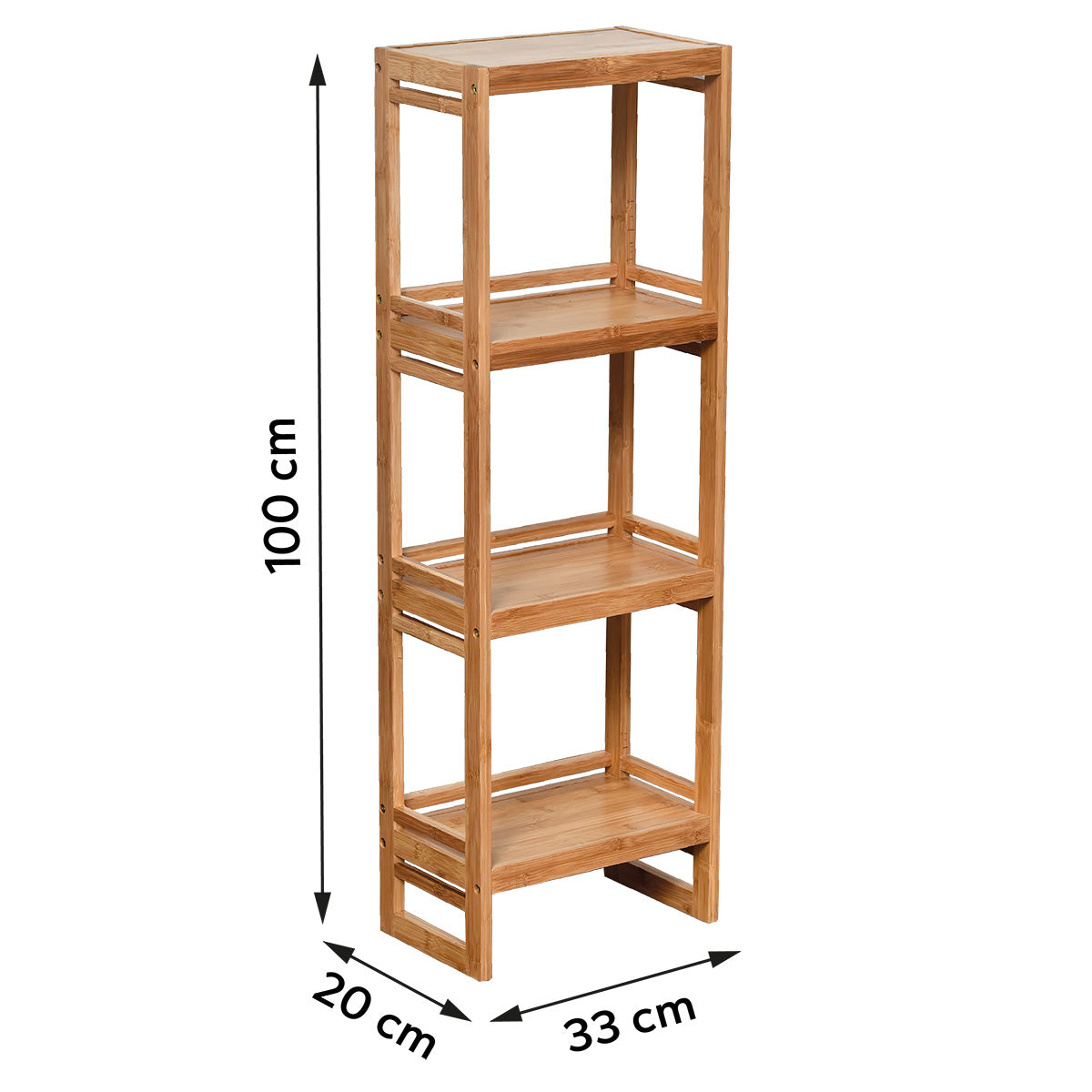 Bamboo furniture with 4 shelves - Bamboo