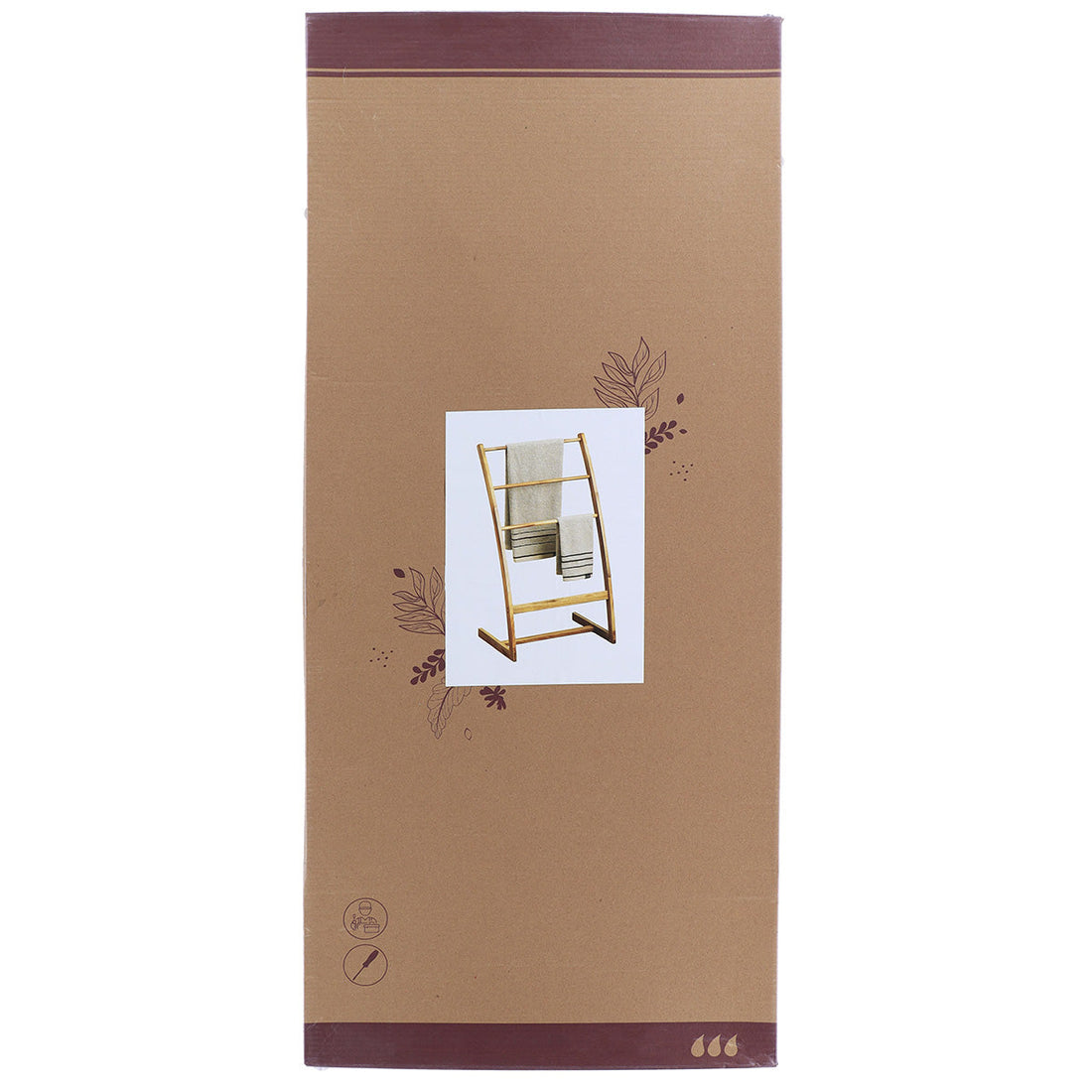 3-arm towel rack - Acacia 