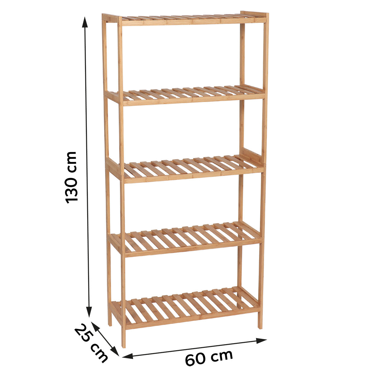 Bamboo furniture with 5 shelves - Bamboo 