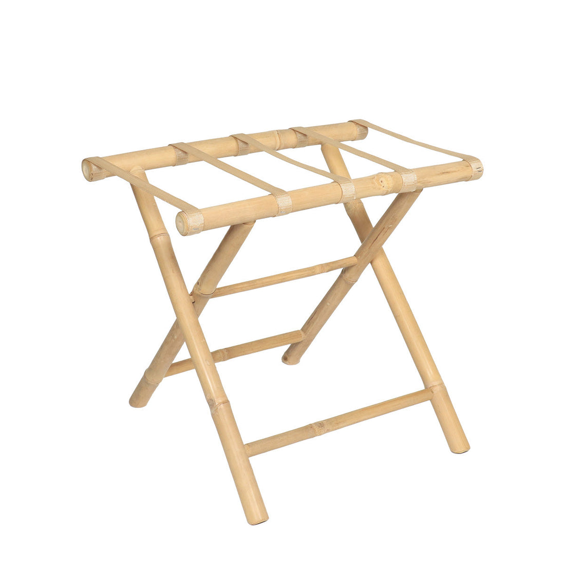 Foldable bamboo suitcase rack - Bamboo 