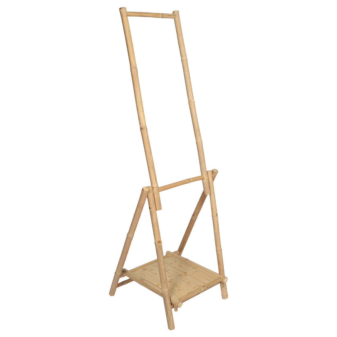 Foldable bamboo furniture with 2 bars and 1 shelf - Bamboo 