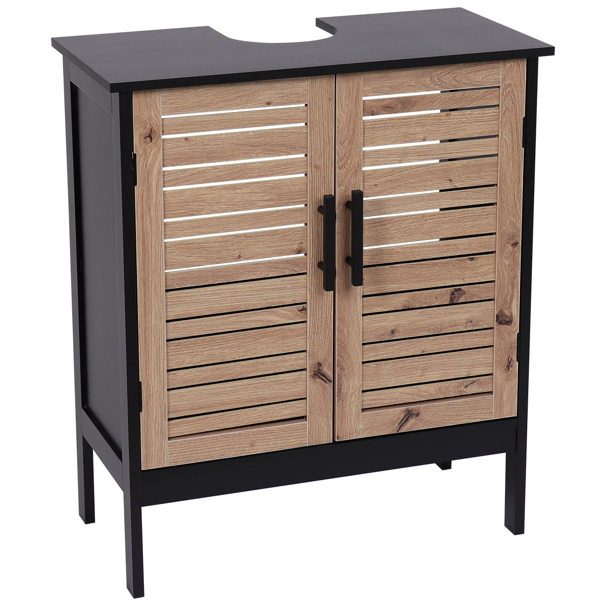MDF Sink Cabinet With 2 Doors + 1 Interior Shelf - Bergen