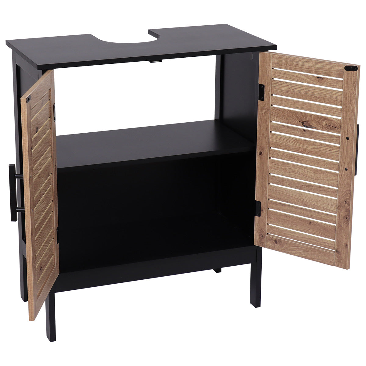 MDF Sink Cabinet With 2 Doors + 1 Interior Shelf - Bergen