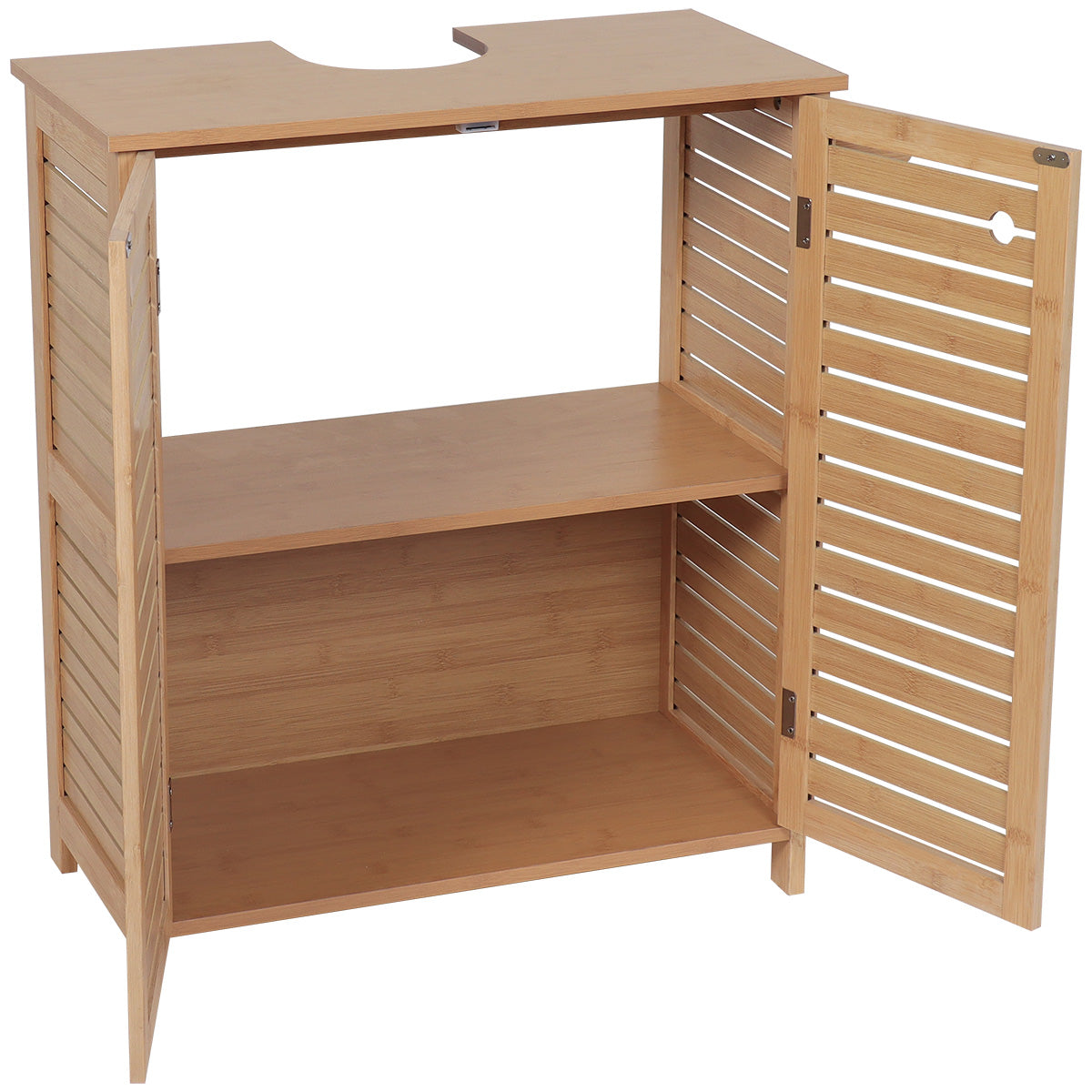 Bamboo/MDF Sink Cabinet With Bamboo Effect - Trinidad