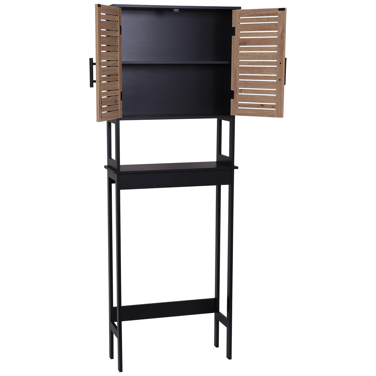 MDF Toilet Shelf With 2 Doors + 1 Inner Shelf - Bergen