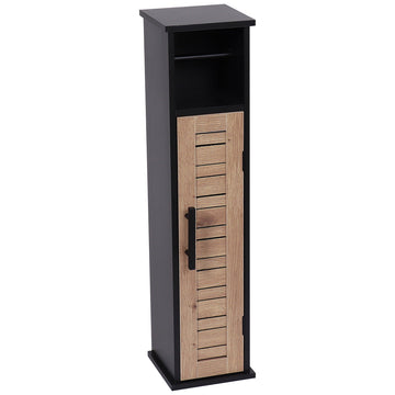 Toilet Paper Holder And Dispenser With 1 Door And 1 Interior Shelf - Bergen