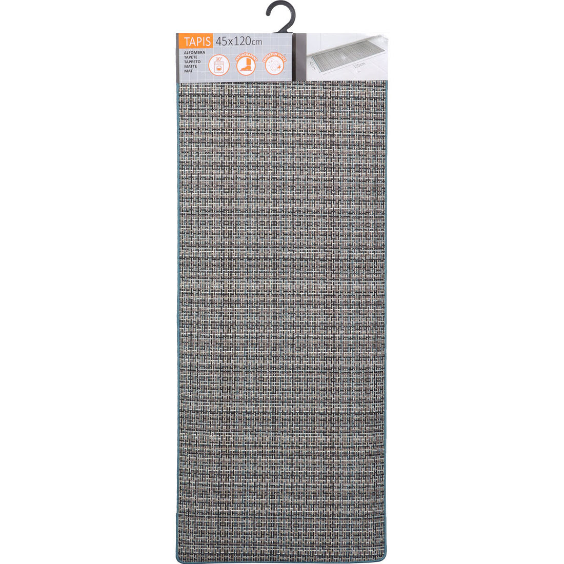 Kitchen rug Pixel Blue - 45X60CM