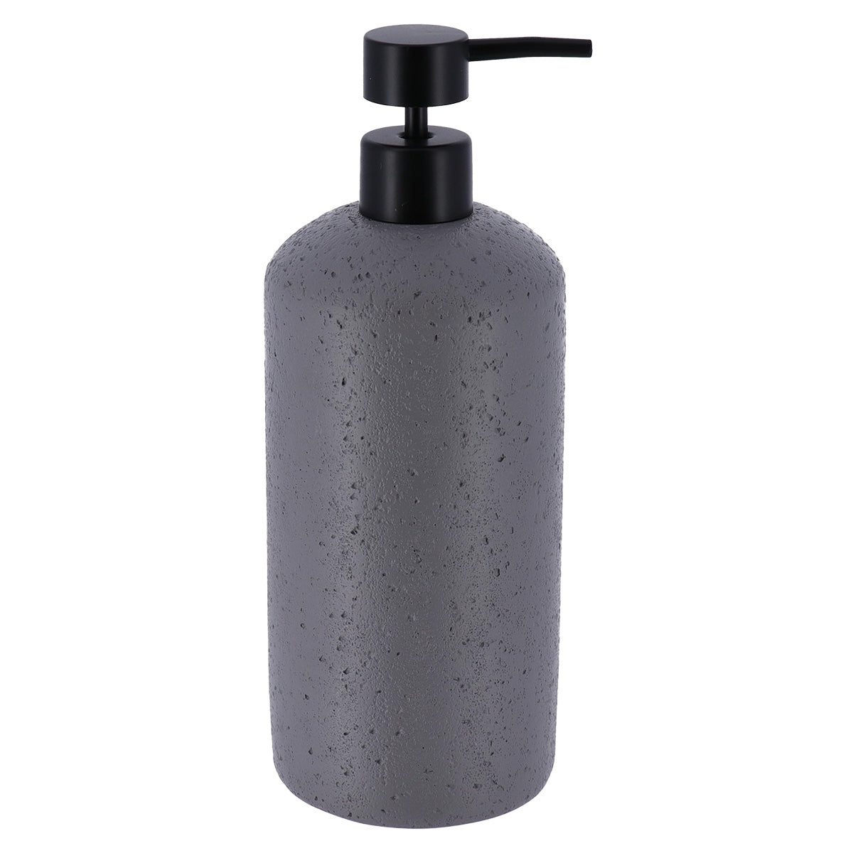 Stone effect polyresin soap dispenser 800 ml - Grey 