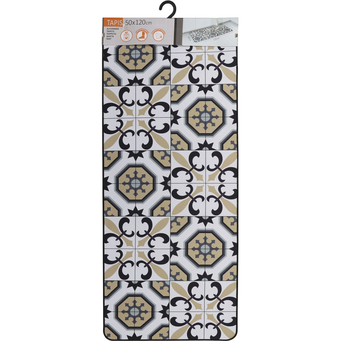 Kitchen rug Carmen Blanc - 50X120CM