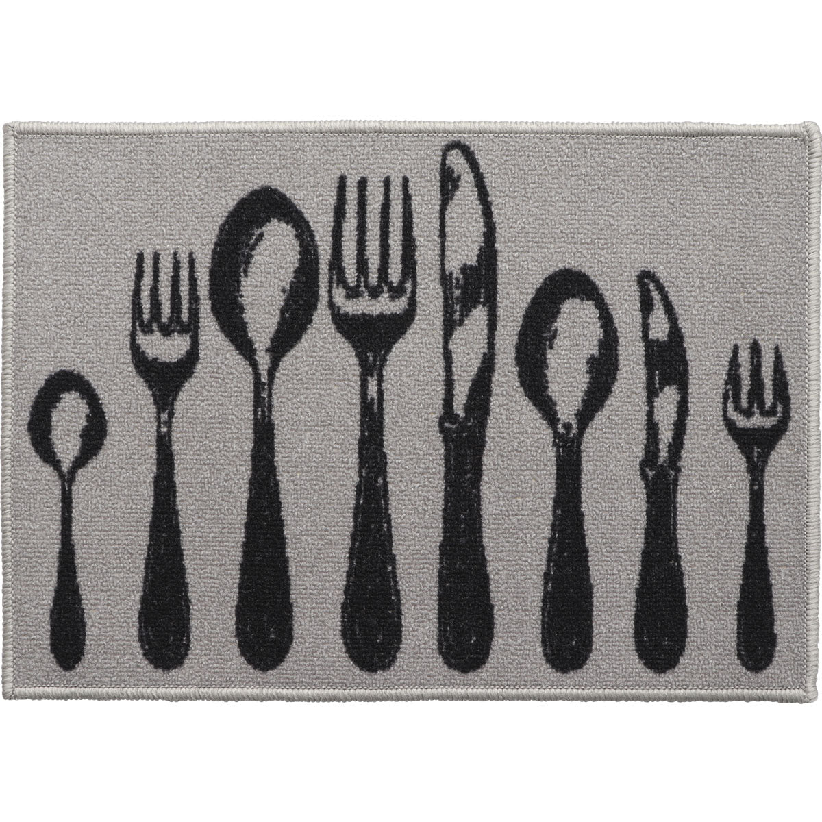 Kitchen rug Couverts Gris - 40X60CM