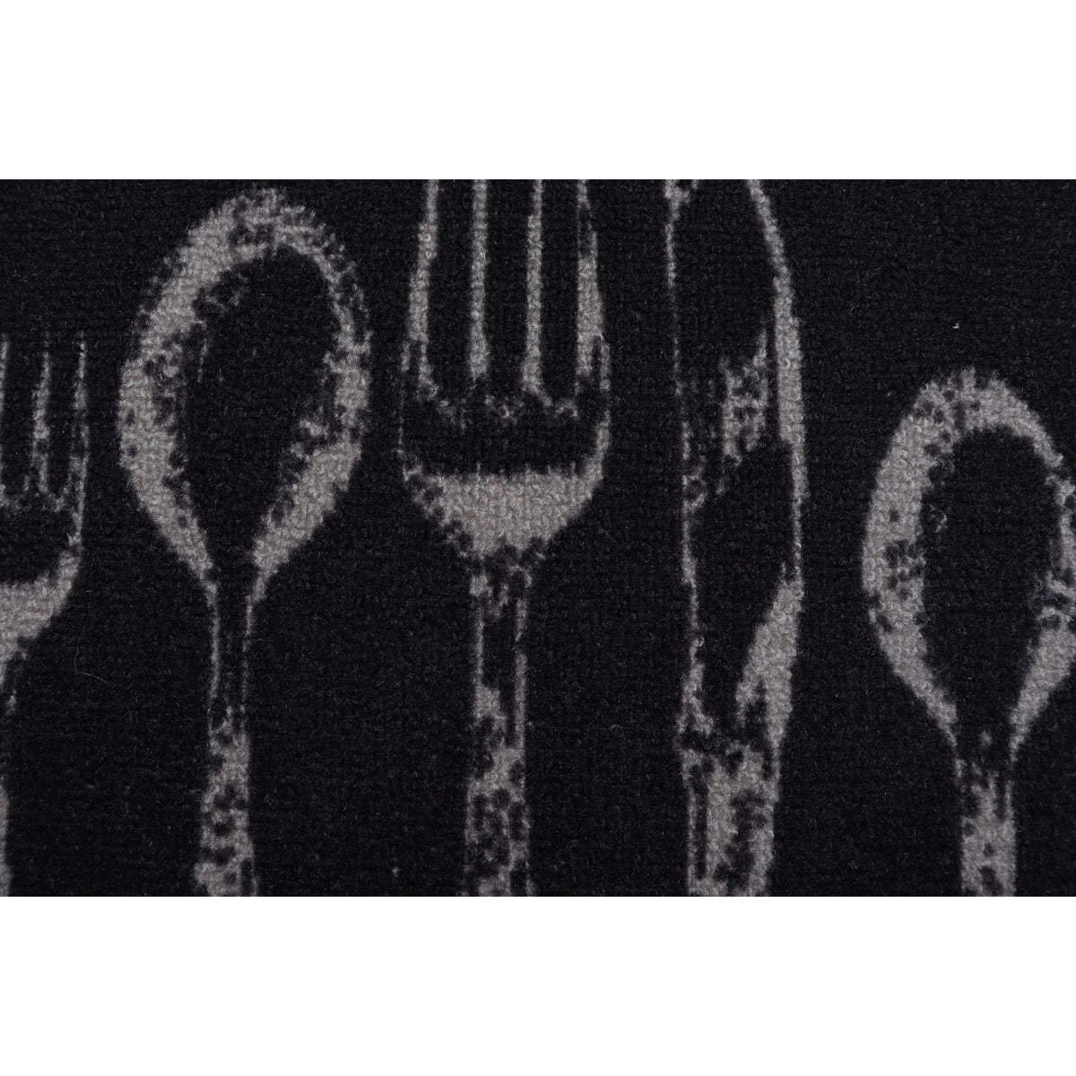 Couverts Noir kitchen rug - 40X60CM