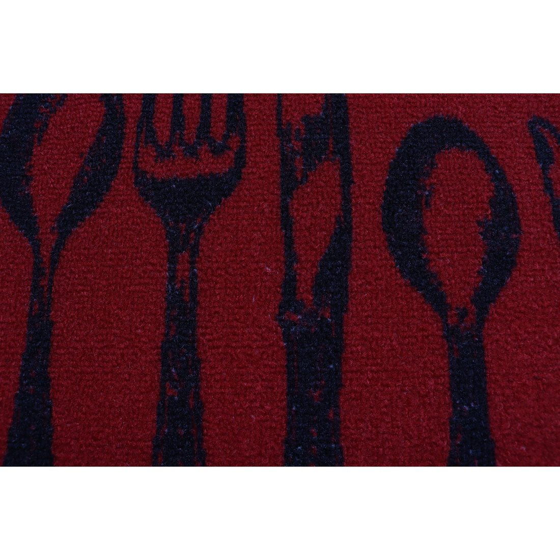 Couverts Red Kitchen Rug - 40X60CM