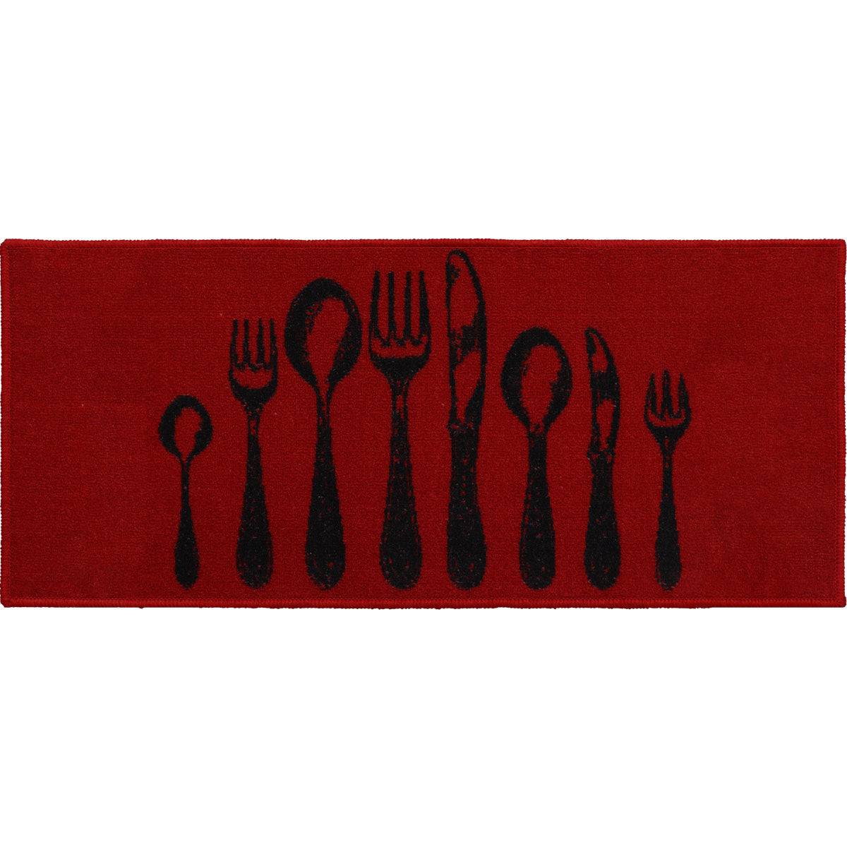 Couverts Rouge kitchen rug - 50X120CM