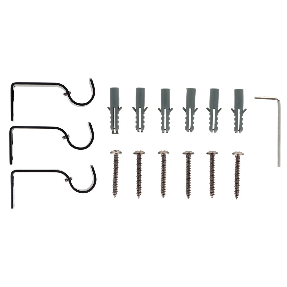 Extendable Gallery 120-210 CM Gaia - Matte Black