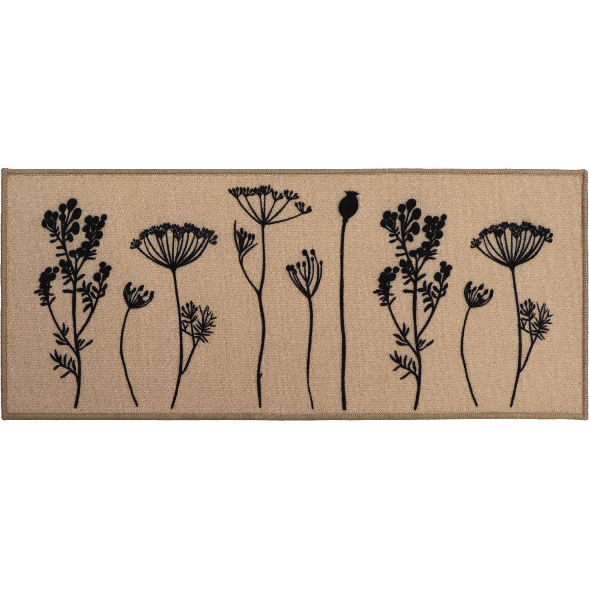 Kitchen rug Herbier Beige - 50X120CM