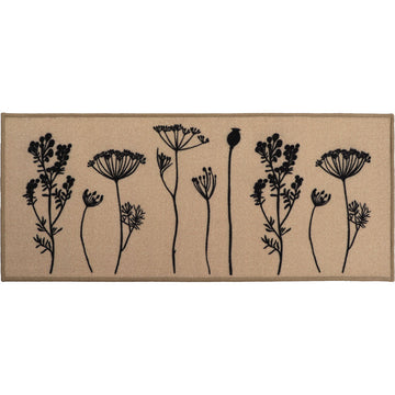 Kitchen rug Herbier Beige - 50X120CM