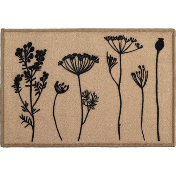 Kitchen rug Herbier Beige - 40X60CM