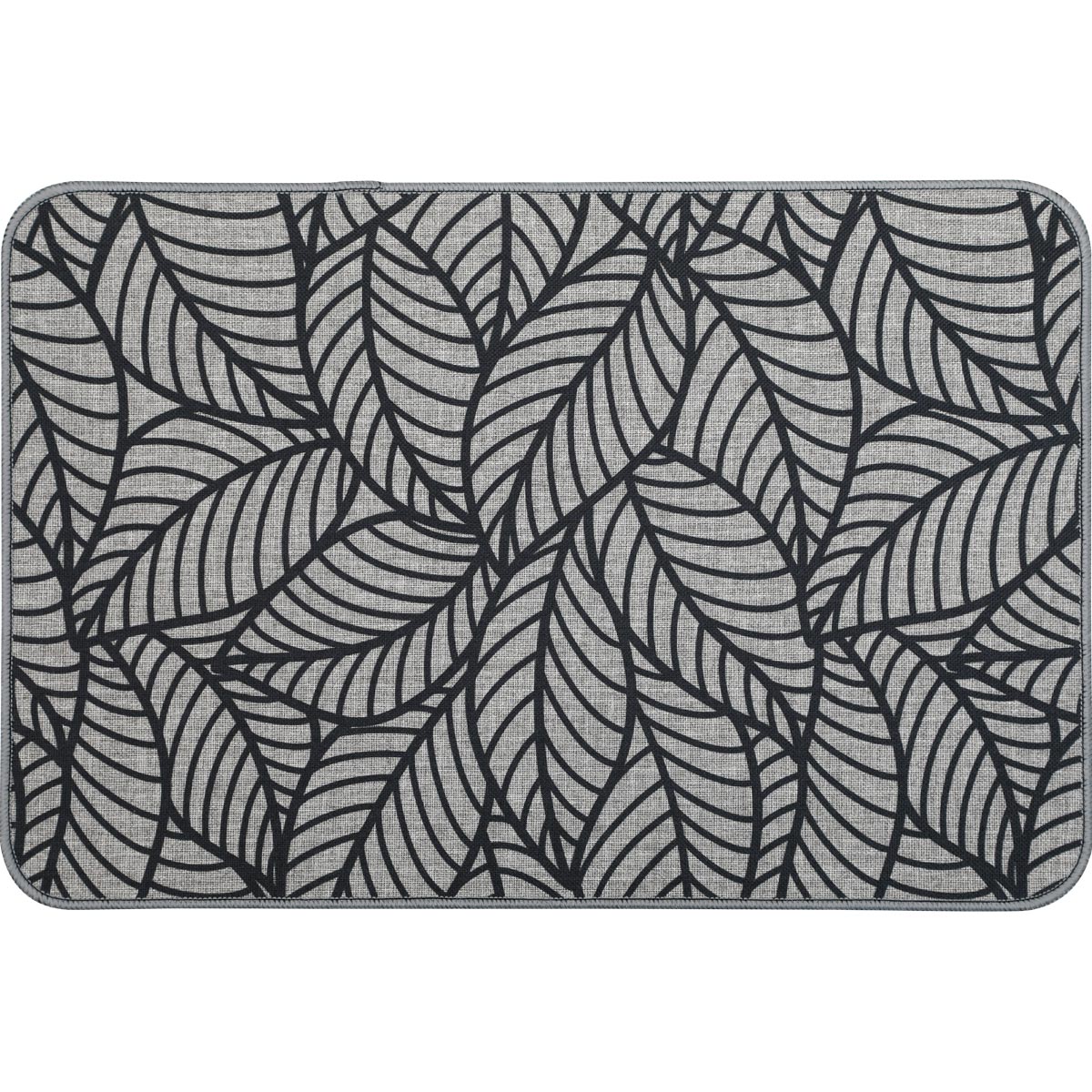 Jungle Grey kitchen rug - 40X60CM