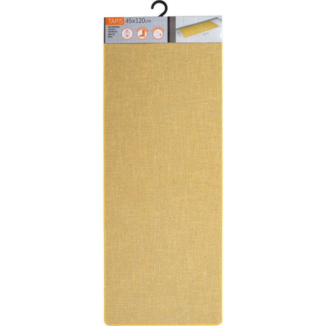 Oriane Woven Kitchen Rug Yellow - 45X120CM