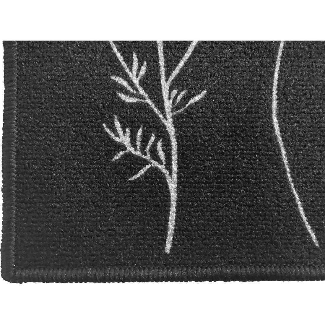 Herbier Noir kitchen rug - 50X80CM